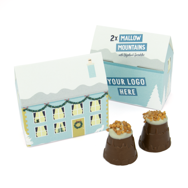Winter Collection – Eco House Box – Mallow Mountain with Hazelnut Sprinkles* – x2