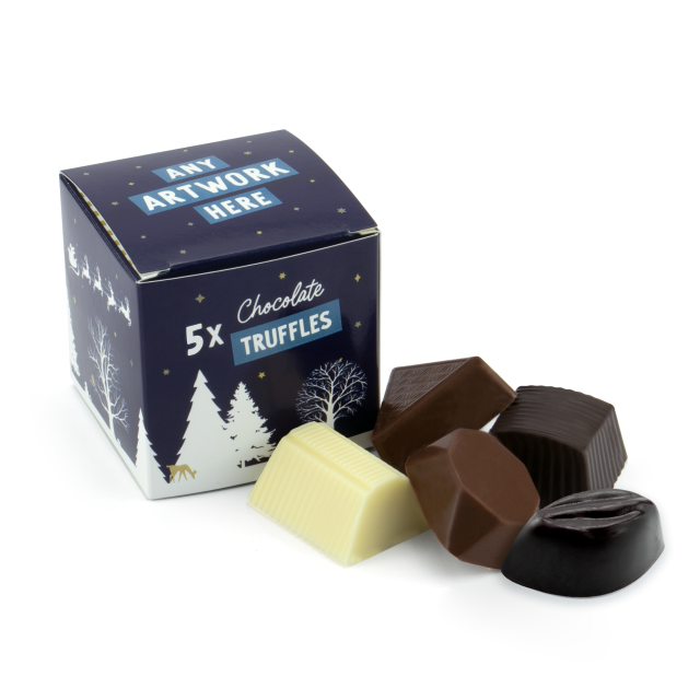 Winter Collection – Eco Maxi Cube – 5x Chocolate Truffles